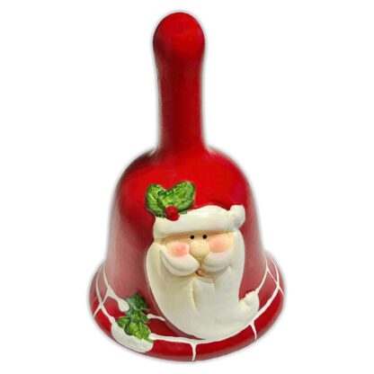 Campanella Natalizia<br>in Ceramica Rossa<br>decorazione artigianale