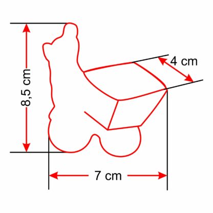 Candeline Natalizie<br>Pupazzo neve ciclista<br>segnaposto 8 pezzi - immagine 6